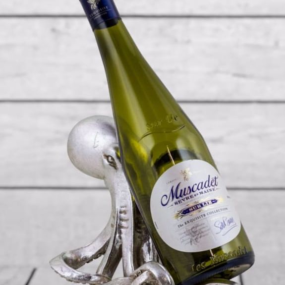 Silver Octopus Wine Bottle Holder