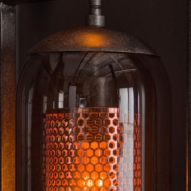 Ember Smoke Glass Floor Lamp