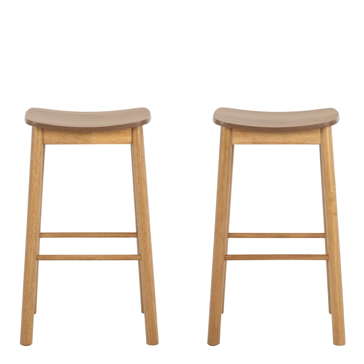 Barlow Bar Stool in Oak Set of 2