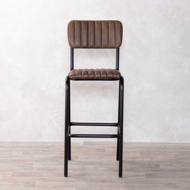 Arlington Leather Breakfast Bar Stools