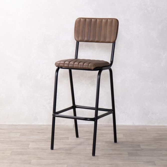 Arlington Leather Breakfast Bar Stools