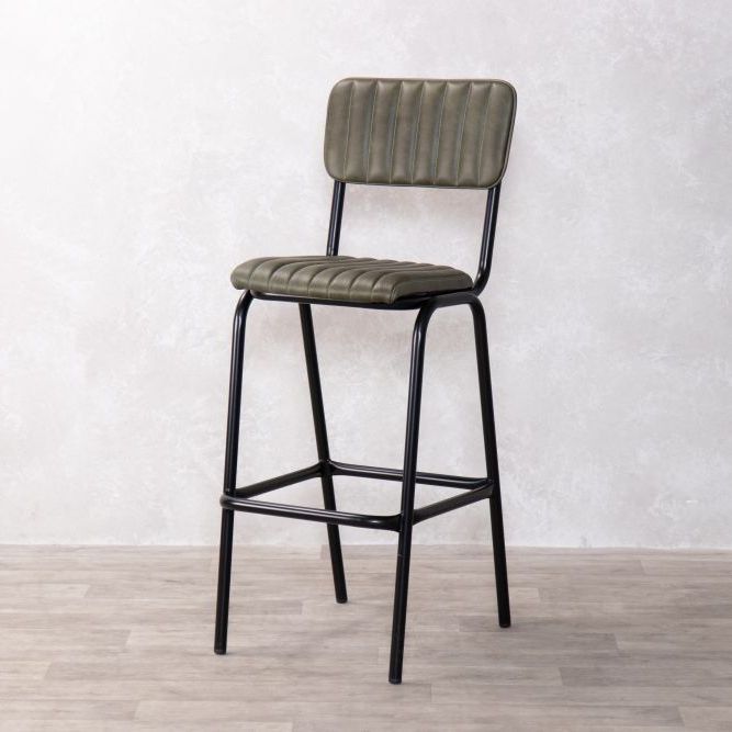 Arlington Leather Breakfast Bar Stools