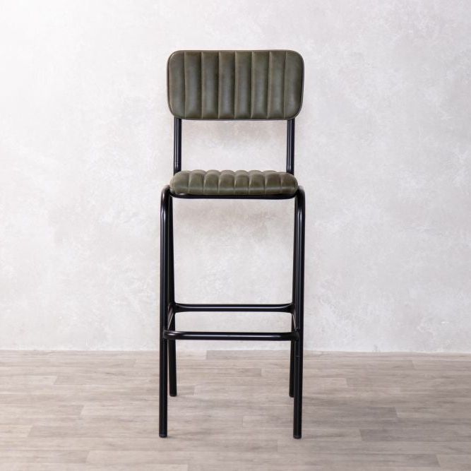 Arlington Leather Breakfast Bar Stools