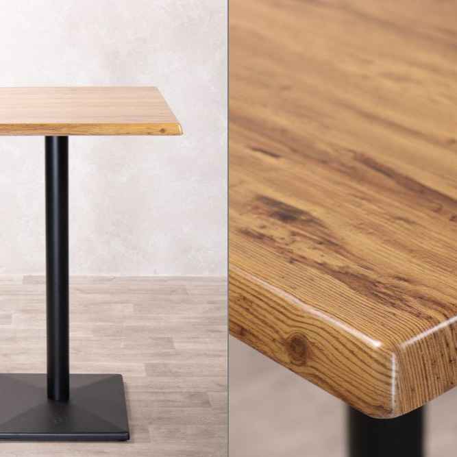 Aged Pine Café Bar Table Range