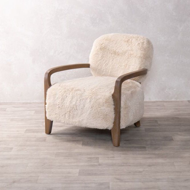 Aspen Long Faux Fur Armchair Range