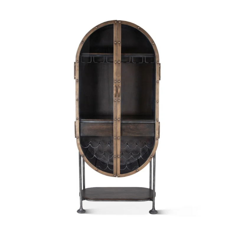 Industrial Aviator Drinks Cabinet
