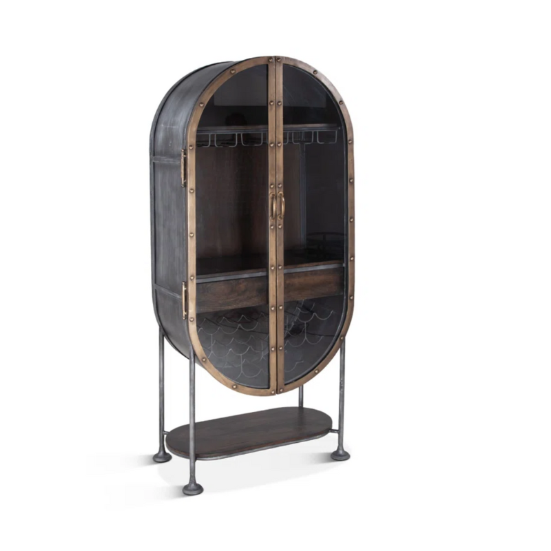 Industrial Aviator Drinks Cabinet