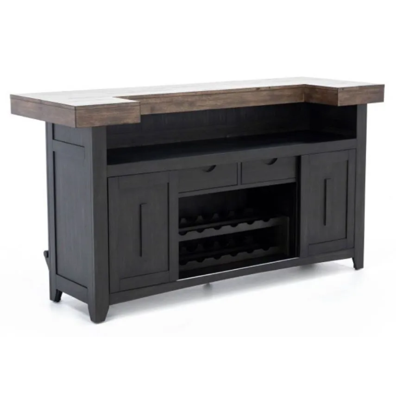 Rustic Elegance Home Bar