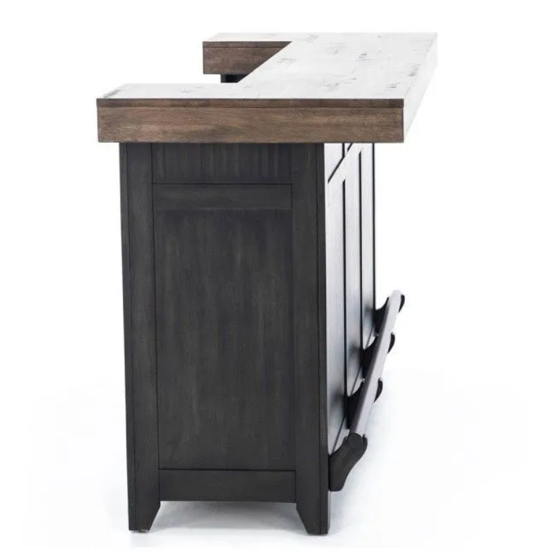 Rustic Elegance Home Bar