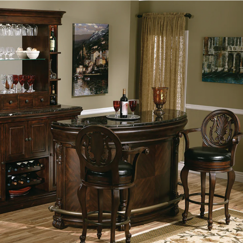 Grand Estates Marble-Top Bar