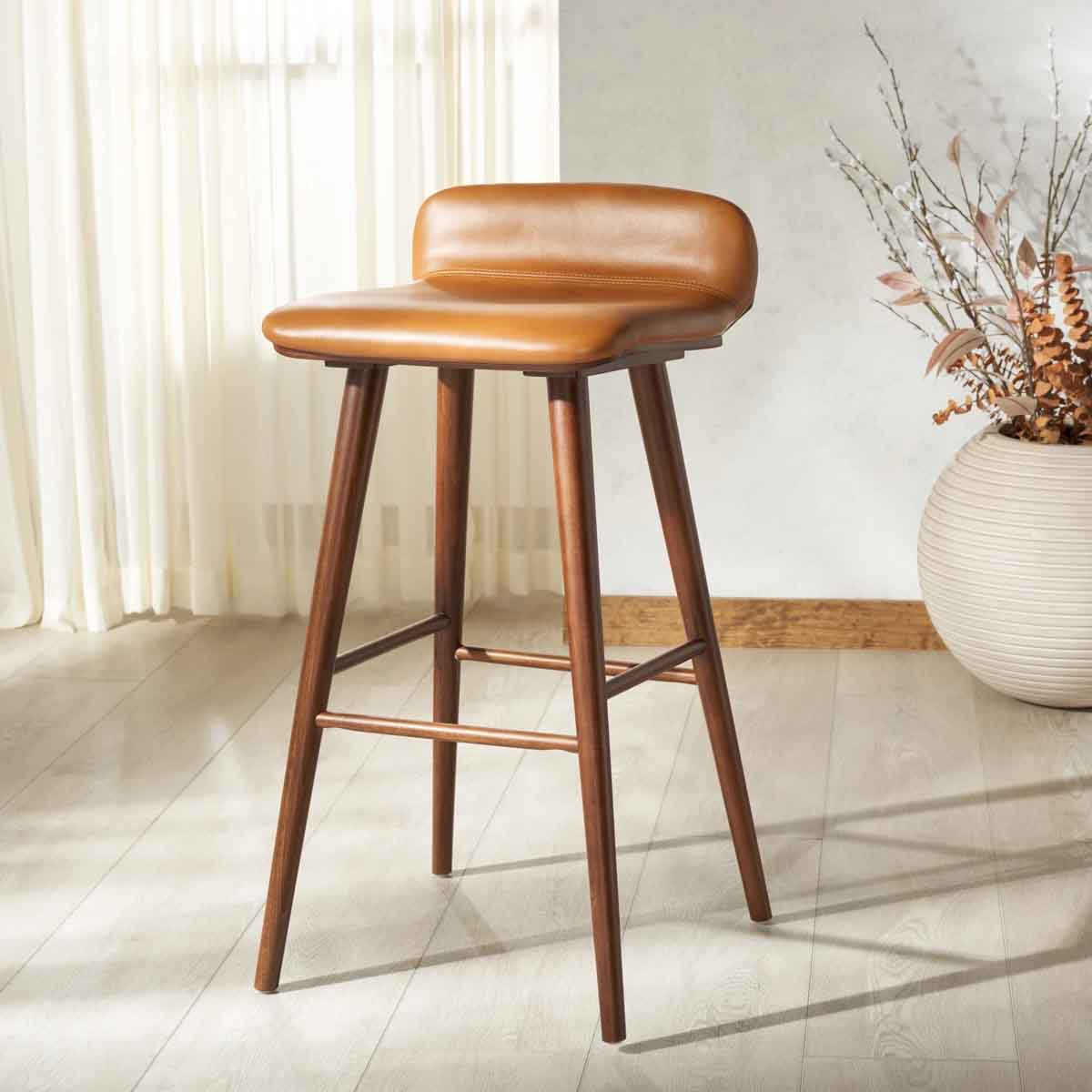 The Windsor Leather Barstool