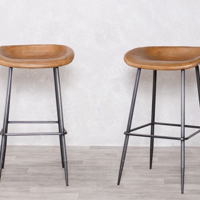 Malvern Leather Bar Stool Range