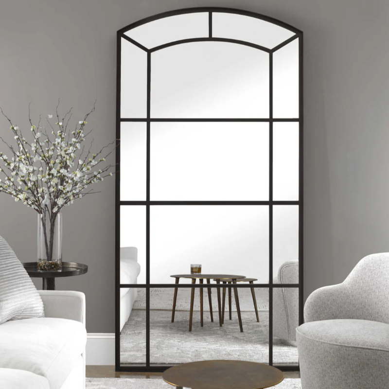 Grande Arch Windowpane Mirror