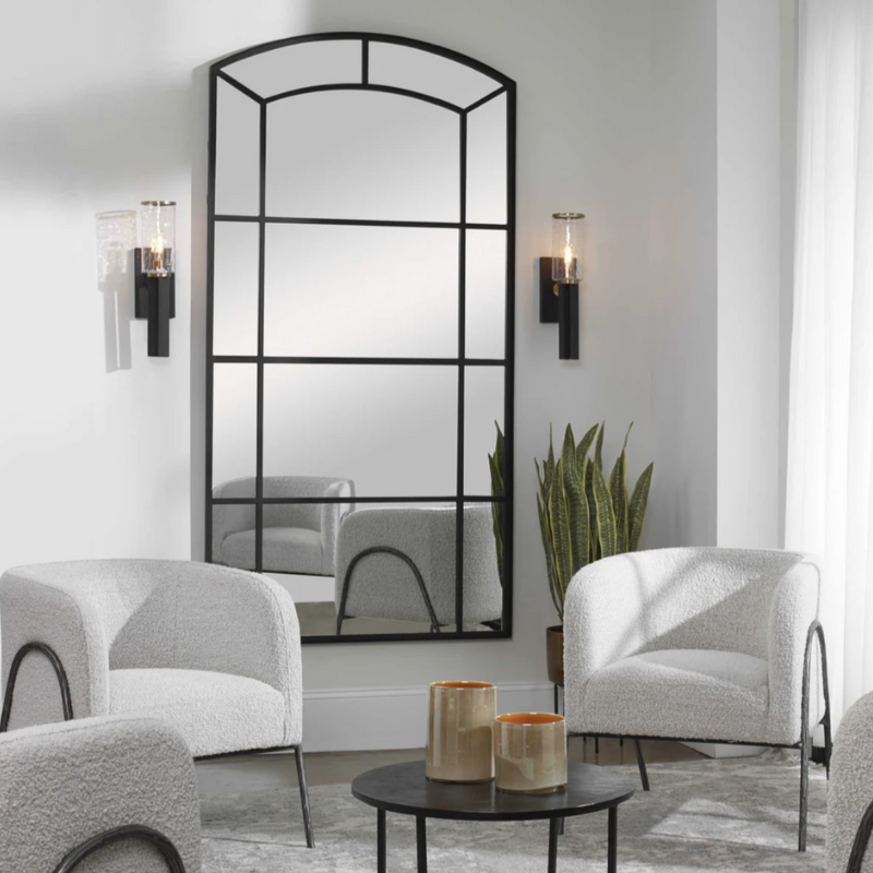 Grande Arch Windowpane Mirror