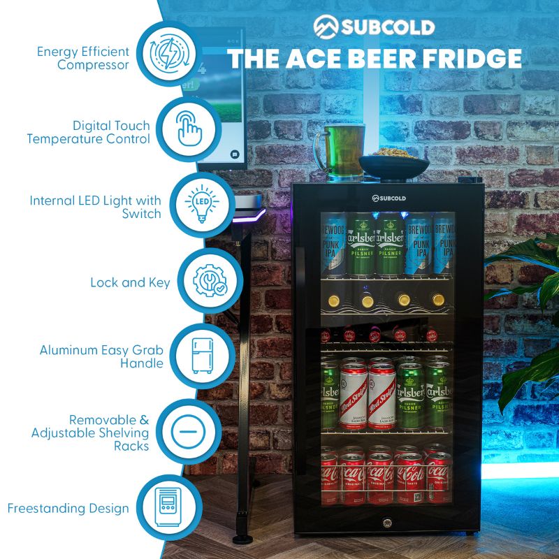 Subcold ACE 100 LED Beer Fridge
