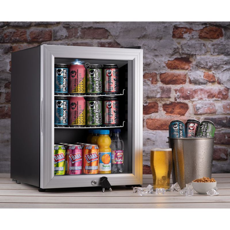 Subcold Super 35 Silver Countertop Beer Fridge