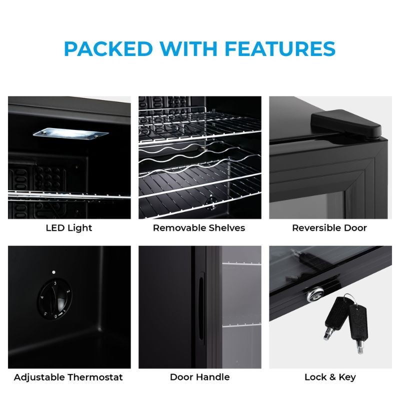 Subcold Super 65 LED Black Beer Fridge