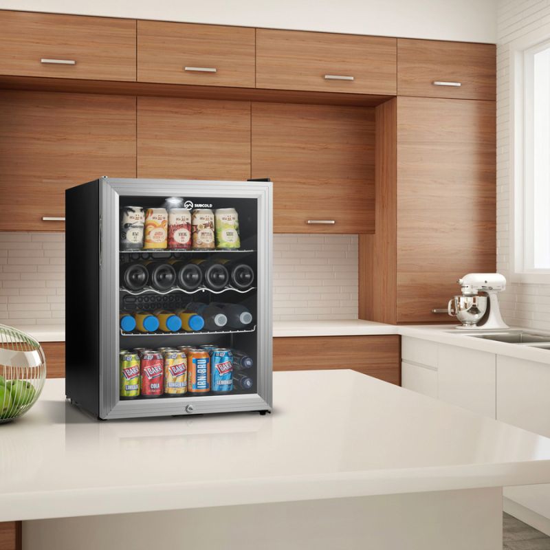 Subcold Super 65 LED Silver Beer Fridge