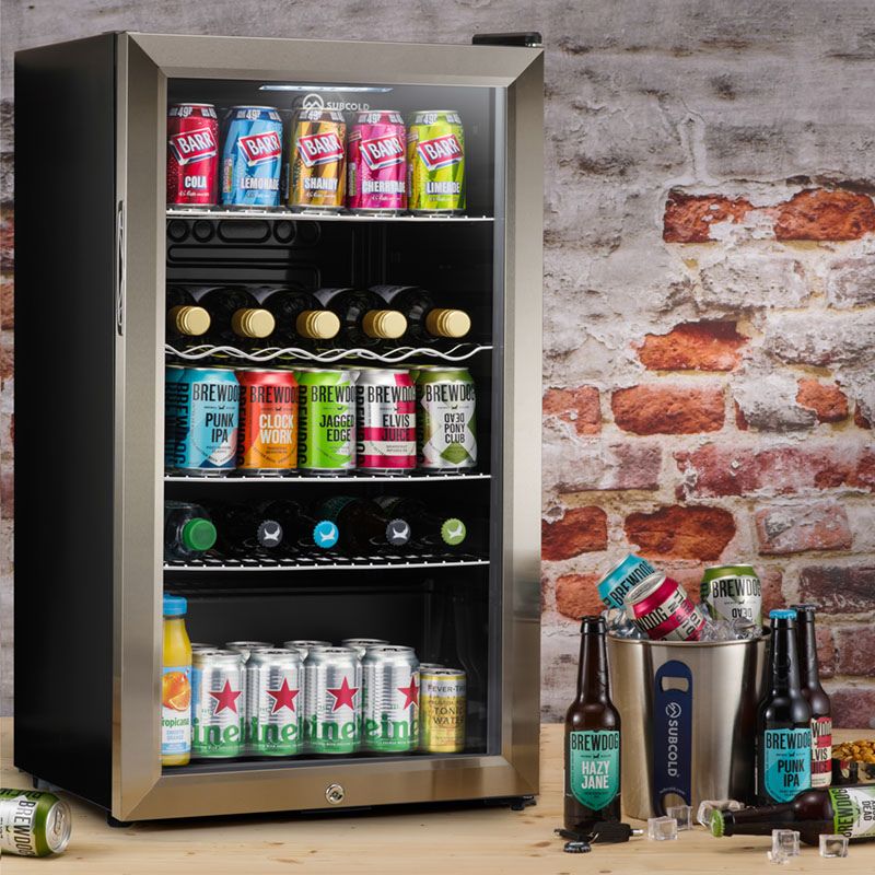 Subcold Super 85 LED Beer Fridge – Stainless Steel