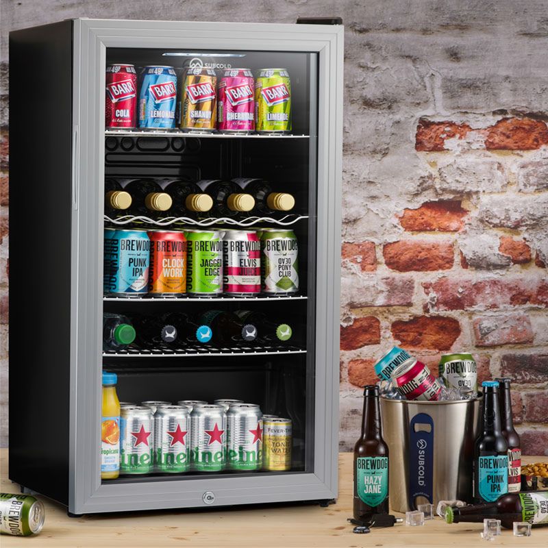 Subcold Super 85 LED Beer Fridge – Silver