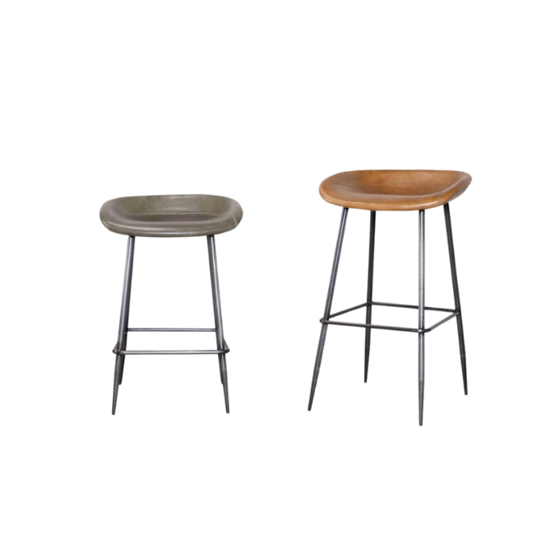 Malvern Leather Bar Stool Range