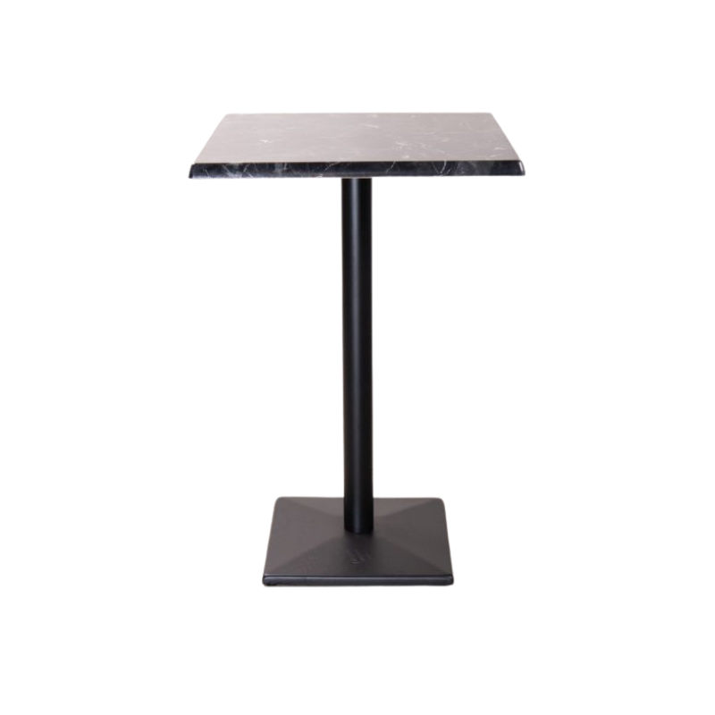 Alcantara Black Café Bar Table Range