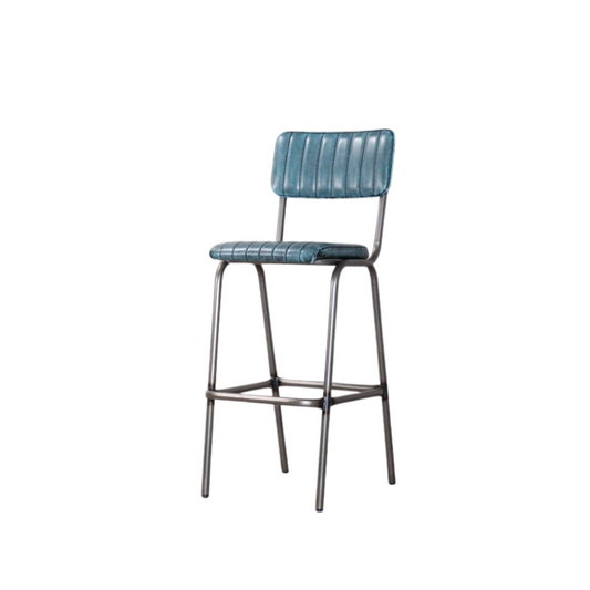 Hammerwich Bar Stool with Gunmetal Frame