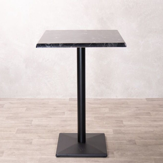 Alcantara Black Café Bar Table Range