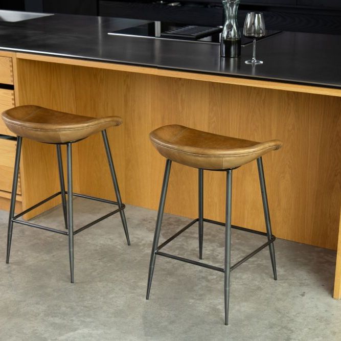 Malvern Leather Bar Stool Range