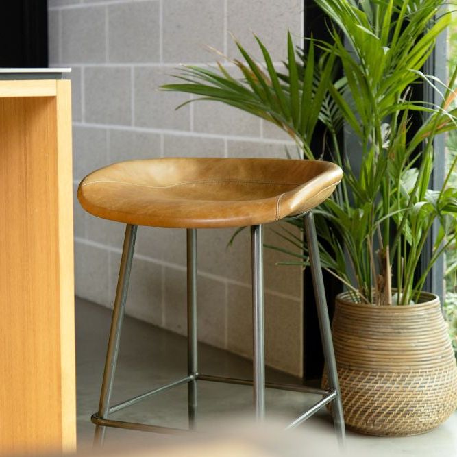 Malvern Leather Bar Stool Range