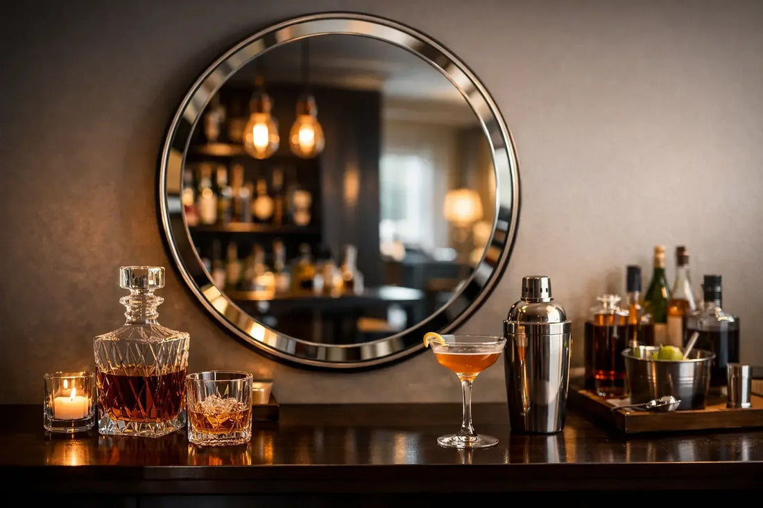 Best Mirrors for Home Bars That Set the Scene