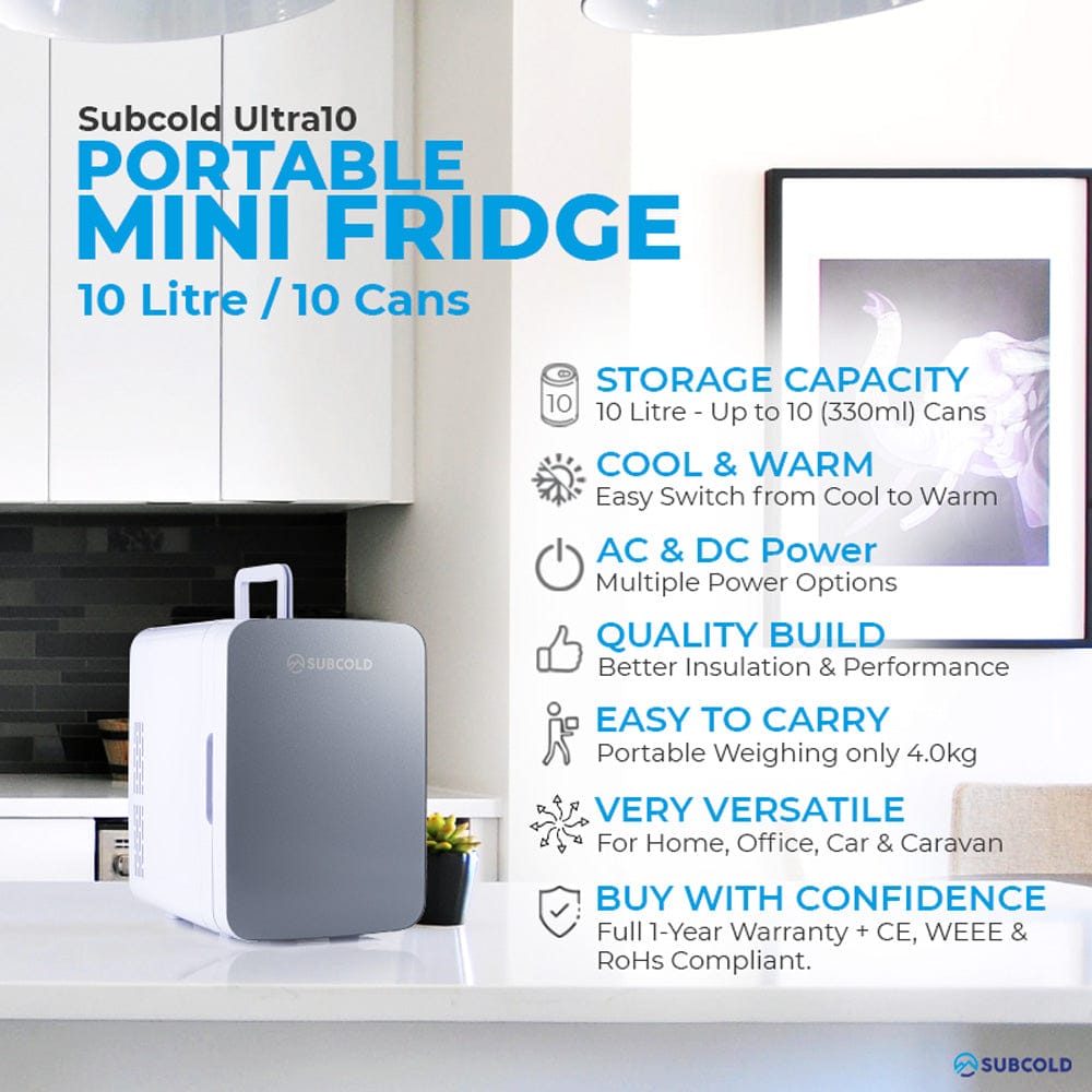10L Fridges Subcold Ultra 10L Mini Fridge