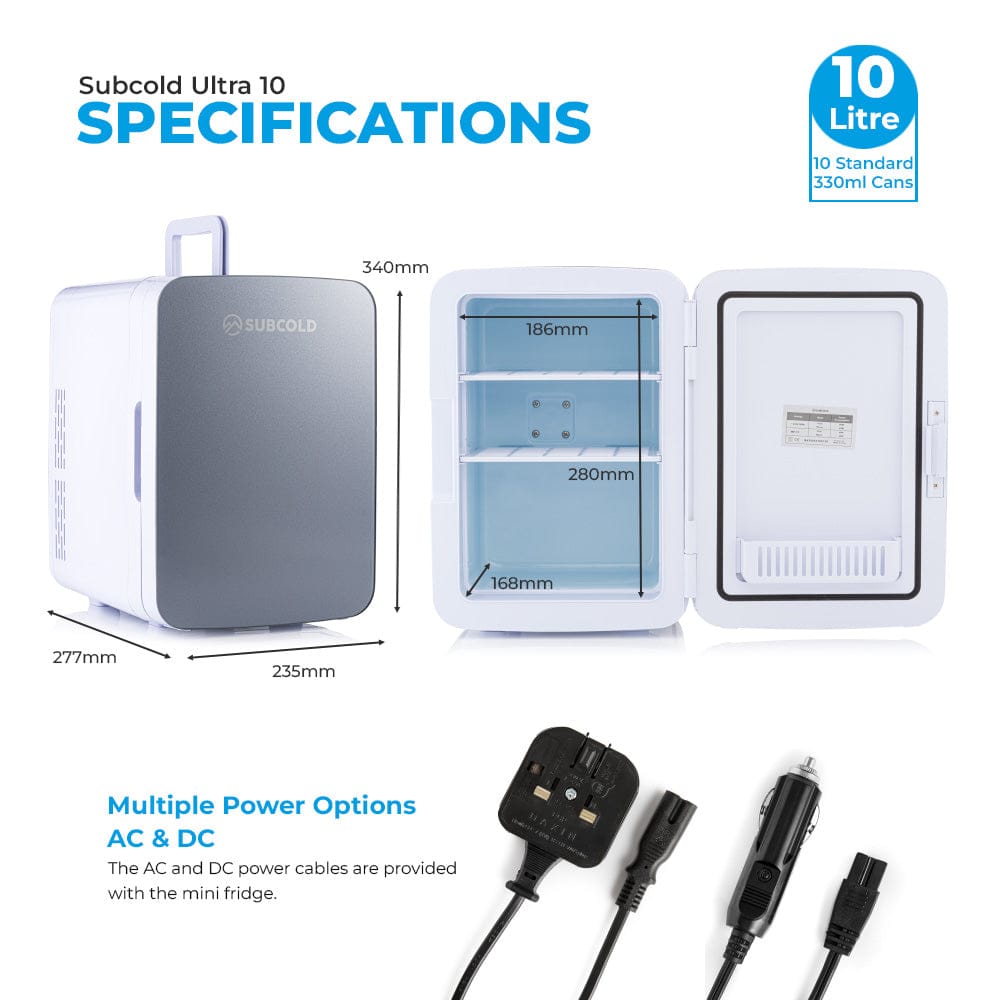 10L Fridges Subcold Ultra 10L Mini Fridge
