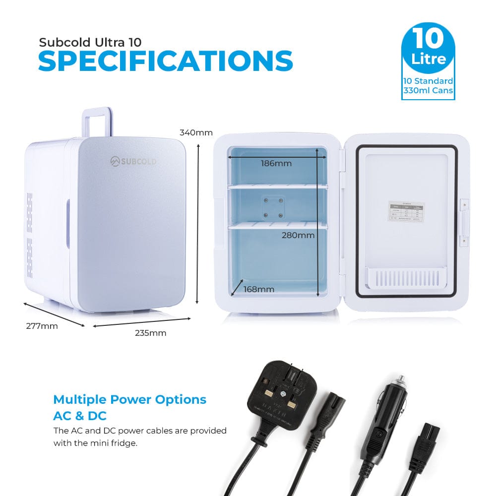 10L Fridges Subcold Ultra 10L Mini Fridge