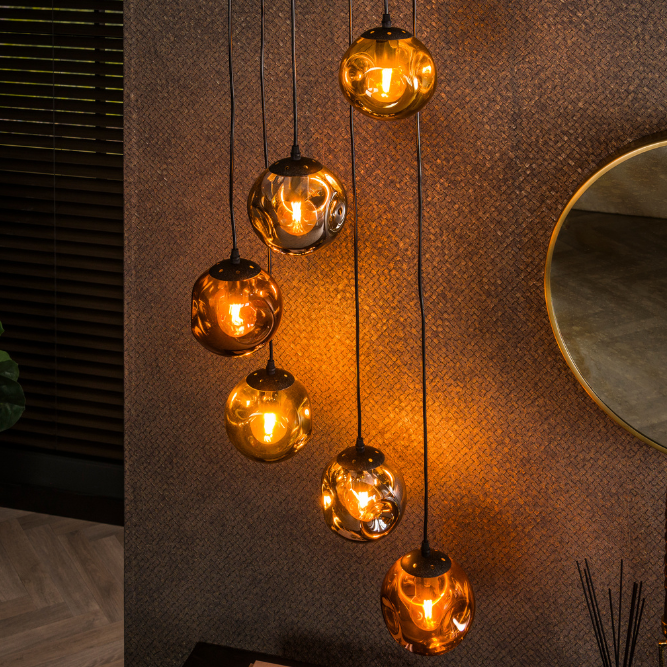 Cosmos 6 String Pendant Light