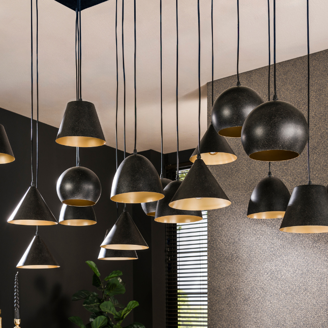 Alexa 18 String Pendant Light