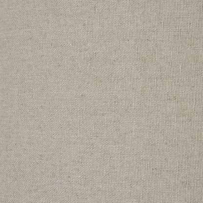 Squat White Beaded Ceramic Lamp With Linen Shade