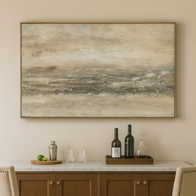 Traverse Hand Painted Canvas in Frame