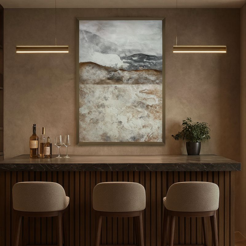 Vista Hand Painted Canvas in Frame