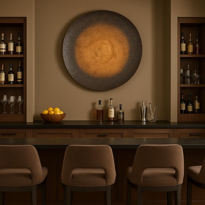 Zine Extra Large Decorative Wall Art Plate