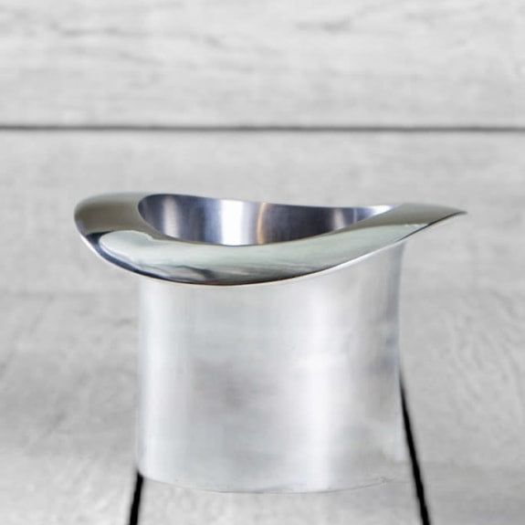 Polished Aluminium Top Hat Ice Bucket