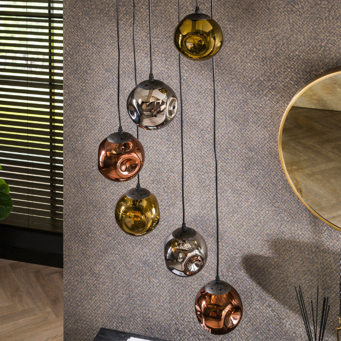 Cosmos 6 String Pendant Light