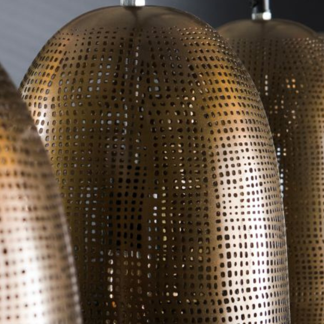 Athena Antique Bronze 4 String Pendant