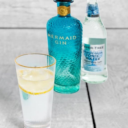 Set of 6 Traditional Highball Glass Tumblers with Gold Rims