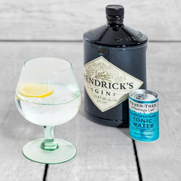 Set of 6 Recycled Glass Gin Goblets