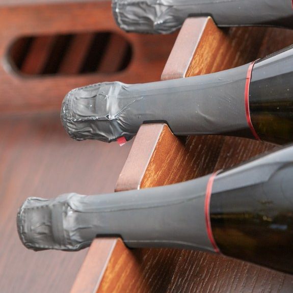 Soho Steamer Leather Coffee Table / Bar Cabinet