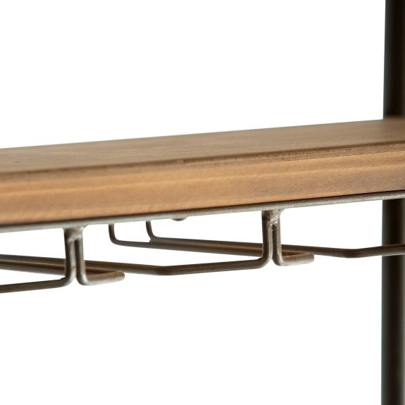 Arndale Metal & Wood Bar / Shelving Unit