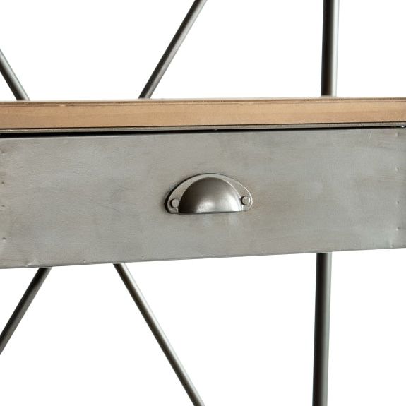 Arndale Metal & Wood Bar / Shelving Unit