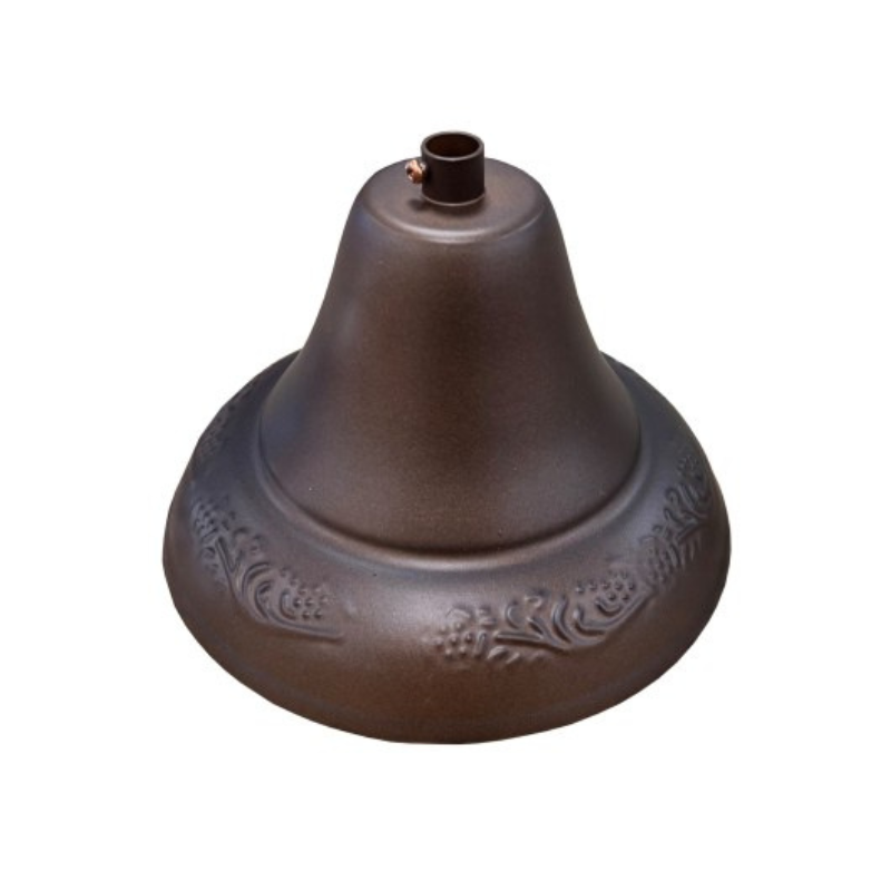 6 Branch Bronze Shallow Chandelier