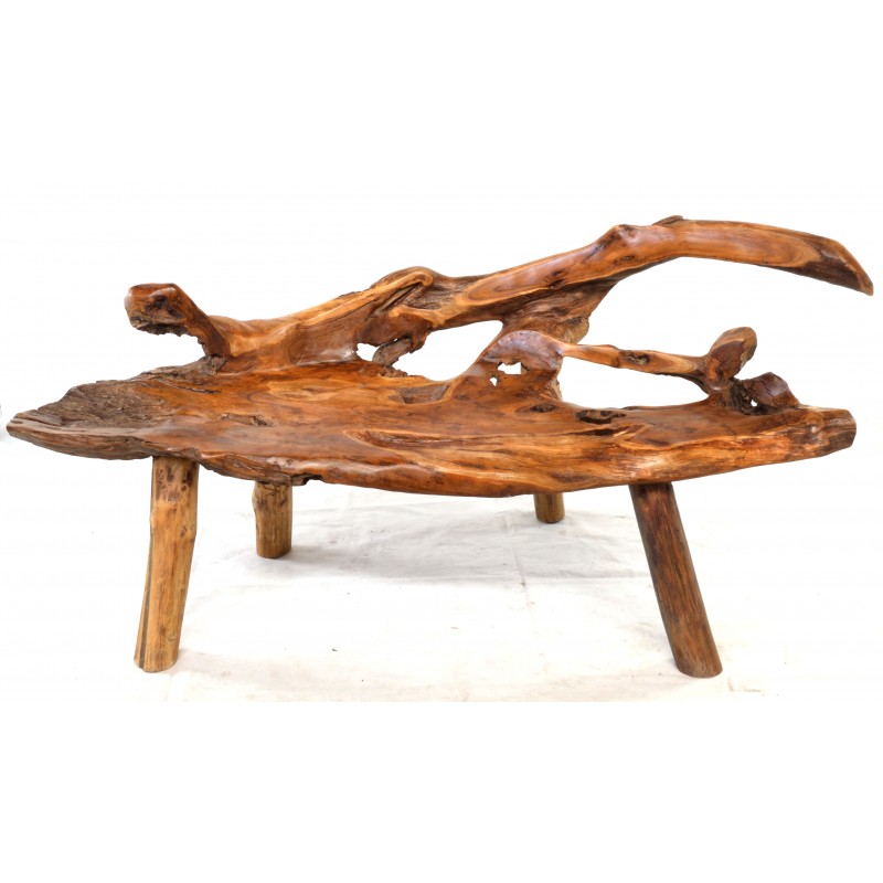 Medium Teak Root Bench 110